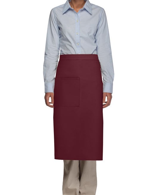 Maroon Full Length Waist Aprons